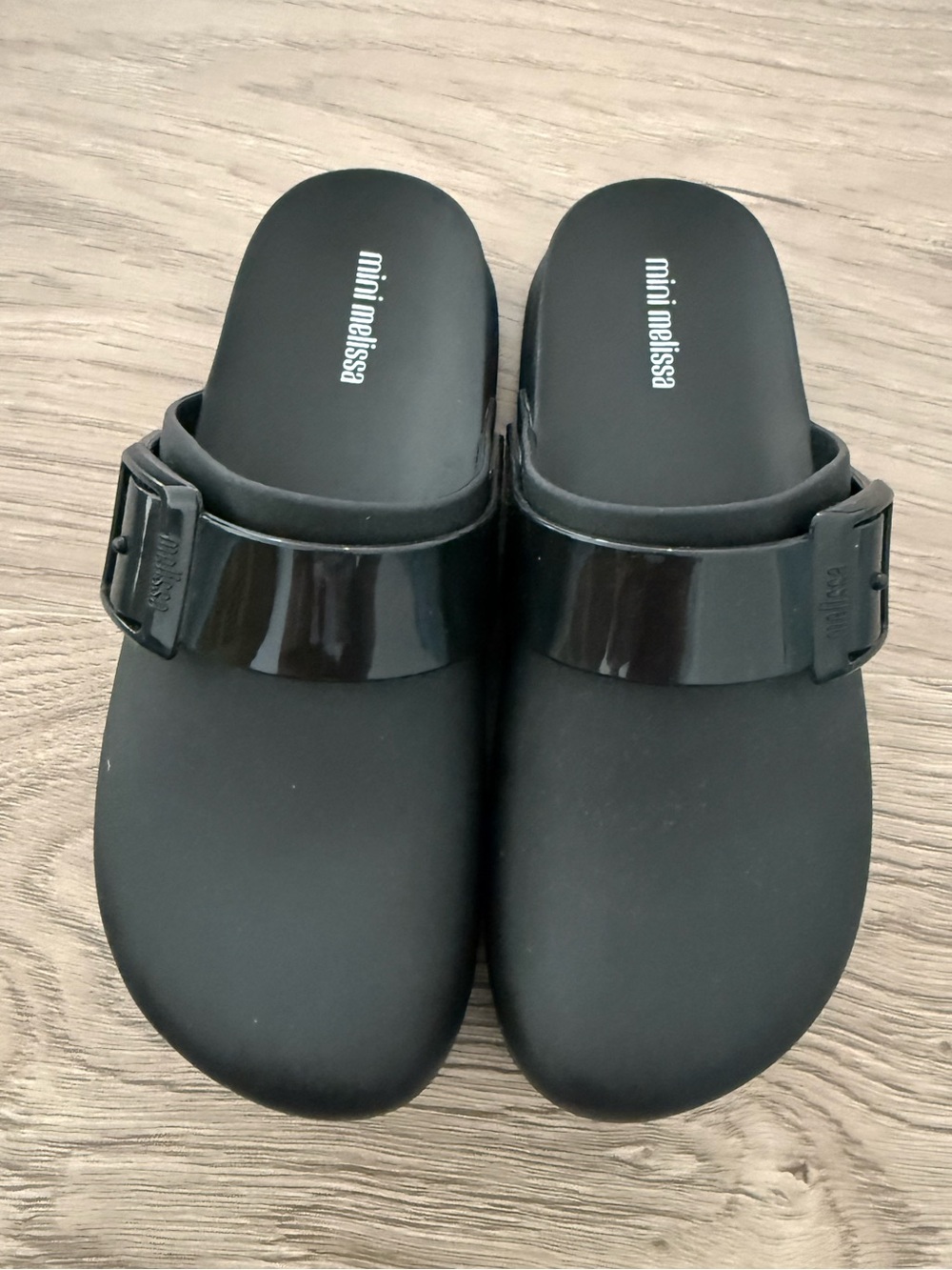 Mini Melissa Cozy Clog’s With Buckle Strap Size 13
